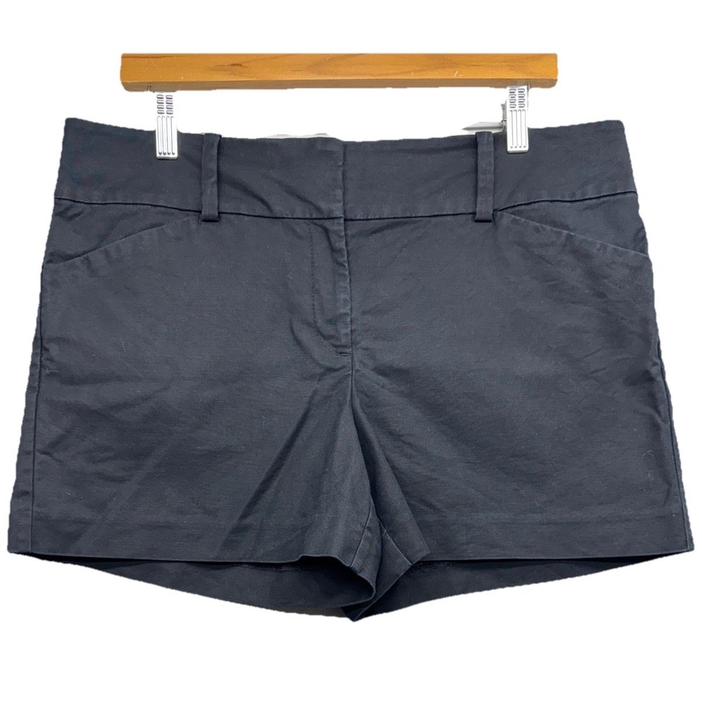 Women's Shorts Mid Rise Size 12 Black Ann Taylor Signature Capsule Wardrobe